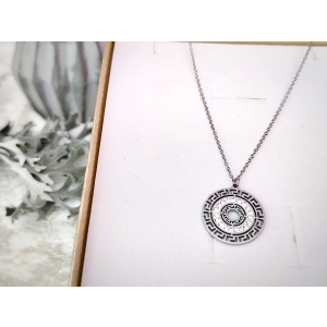 Naszyjnik motyw grecki z cyrkoniami