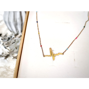 Naszyjnik kolorowa linia życia