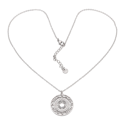 Naszyjnik motyw grecki z cyrkoniami