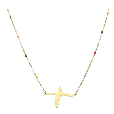 Naszyjnik kolorowa linia życia