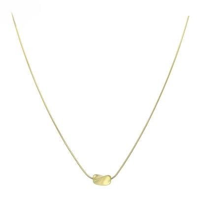 Naszyjnik żmijka z nieregularną bryłą